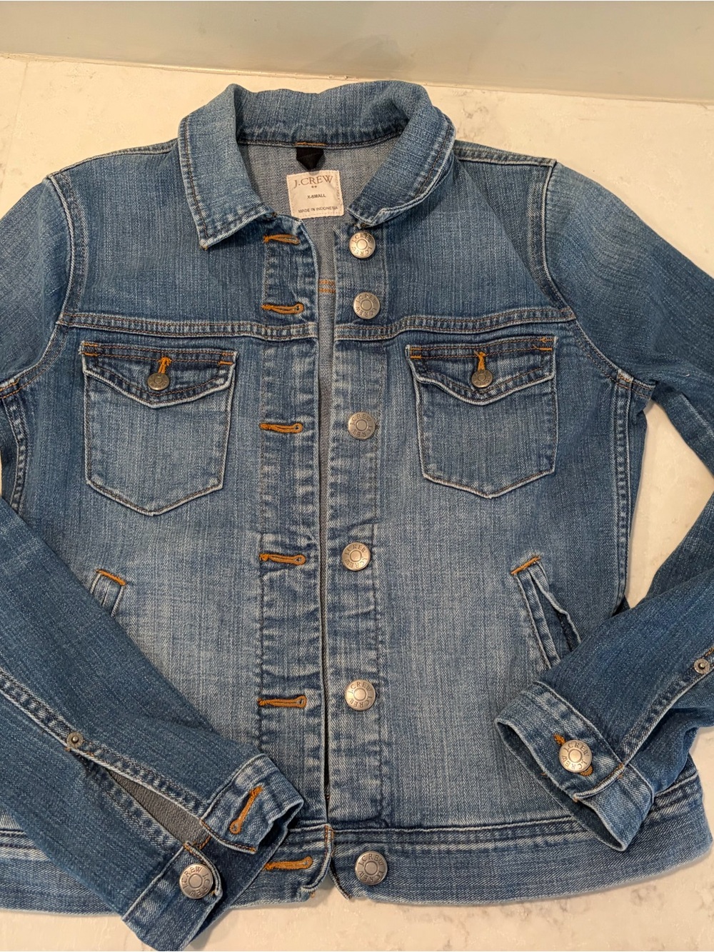 J. Crew Blue Denim Jacket - Classic Jean Jacket size XS